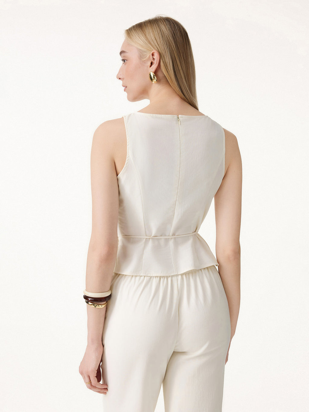 OGLmove 2-Piece Boatneck Top and Maxi Flared Skirt Set